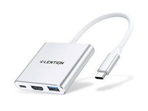 LENTION 3-in-1 USB C Hub with 100W Power Delivery