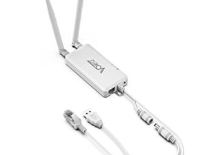 Vonets VAP11S-5G Mini WiFi Bridge Ethernet/Mini Repeater/WiFi Router/Industrial Signal Booster 5GHz with 2 RJ45 Ports/Antennas and USB/DC Powered for DVR Monitoring PLC Medical Device