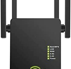 WiFi Range Extender Signal Booster Covers Up to 2640 Sq.ft and 25 Devices