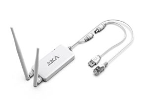 Vonets VAP11S Mini Repeater/Wireless Bridge Ethernet/WiFi Router 2.4GHz Industrial with 2 RJ45 Ethernet Ports and 2 External Antennas
