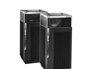 ASUS ZenWiFi Pro AXE11000 Tri-Band WiFi 6E Mesh System (ET12 2PK) - Whole Home Coverage up to 6000 Sq.Ft & 6+ Rooms