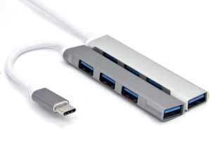 USB C Hub Mini Portable 4 in 1 USB C to USB Adapter Hubs for Cars USB Type C Adapter Multiport Adapter Compatible Computers MacBook Air iPad Pro XPS and More USB C Devices