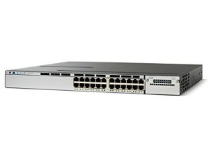 Cisco WS-C3750X-24U-E Cat 3750X 24 Port Upoe IP Serv Networking Device