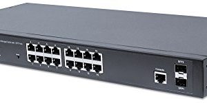 INTELLINET Provides Power and Data Connection for UP to 16 POE Network Devices. 10/100/1000 Network Hardware HUB/Switch Switch