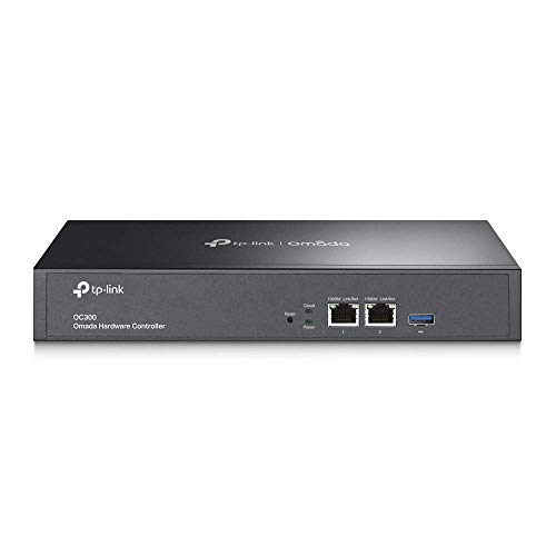TP-Link Omada Hardware Controller | SDN Integrated | 2 Gigabit Port + 1 USB 3.0 Port | Manage Up to 500 Devices | Easy & Intelligent Network Monitor & Maintenance | Cloud Access & Omada App (OC300) TP-Link Omada Hardware Controller | SDN Integrated | 2 Gigabit Port + 1 USB 3.0 Port | Manage Up to 500 Devices | Easy & Intelligent Network Monitor & Maintenance | Cloud Access & Omada App (OC300)