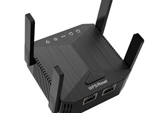 WiFi Extender Signal Booster with Ethernet Port WiFi Repeater Covers up to 3000 sq.ft and 30+ Devices