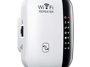 KSEMOTI 300Mbps WiFi Extender WiFi Signal Boosters Wireless WiFi Boosters Up to 2640 sq.ft Repeater
