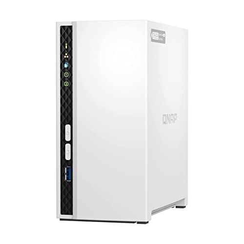 QNAP TS-233-US 2 Bay Affordable Desktop NAS with ARM Cortex-A55 Quad-core Processor and 2 GB DDR4 RAM (Diskless) QNAP TS-233-US 2 Bay Affordable Desktop NAS with ARM Cortex-A55 Quad-core Processor and 2 GB DDR4 RAM (Diskless)