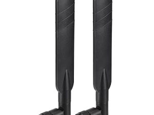 Eightwood 5dBi 4G LTE Antenna SMA Male Omnidirectional Antenna (2-Pack) Compatible with 4G LTE Hotspot Router AT&T MF279
