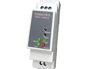 Serial Din Rail Port Server Modbus RS485 to Ethernet Device PE11 Converter Bidirectional Transparent Transmission RS485 RJ45 AC Power Supply