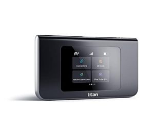 Titan Mobile | 4G LTE WiFi Mobile Hotspot | Global Coverage | Up to 10 Connected Devices | Rapid Carrier Switch Technology | All Three Major Carriers | New Cloud SIM Technology