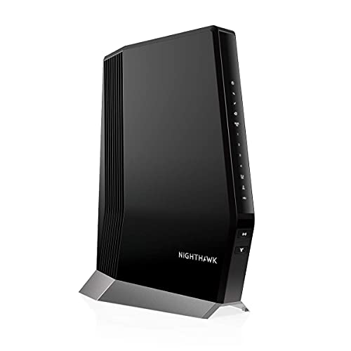 NETGEAR Nighthawk Cable Modem with Built-in WiFi 6 Router (CAX80) - Compatible with All Major Cable Providers | Cable Plans Up to 6Gbps | AX6000 WiFi 6 speed | DOCSIS 3.1 (Renewed) NETGEAR Nighthawk Cable Modem with Built-in WiFi 6 Router (CAX80) - Compatible with All Major Cable Providers | Cable Plans Up to 6Gbps | AX6000 WiFi 6 speed | DOCSIS 3.1 (Renewed)