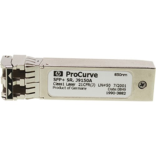 HP J9150A ProCurve Gigabit Ethernet SFP+ Transceiver Module HP J9150A ProCurve Gigabit Ethernet SFP+ Transceiver Module