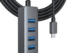 USB C to USB Hub Long Cable 4 FT