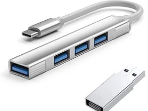 JIALUU 4 Ports USB C Hub