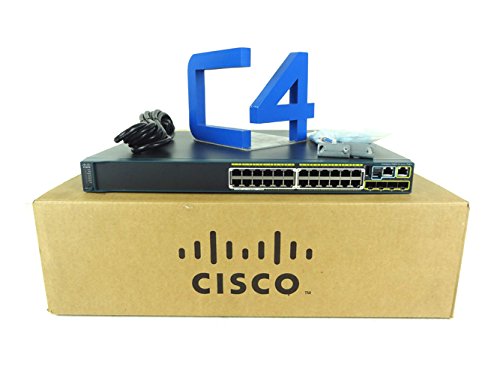 Cisco Catalyst Ws. C2960s. 24Ps. L Stackable Ethernet Switch . 24 Ports . Manageable . 24 X Poe . Stack Port . 5 X Expansion Slots . 10/100/1000Base. T . Poe Ports "Product Type: Routing/Switching Devices/Switches & Bridges" Cisco Catalyst Ws. C2960s. 24Ps. L Stackable Ethernet Switch . 24 Ports . Manageable . 24 X Poe . Stack Port . 5 X Expansion Slots . 10/100/1000Base. T . Poe Ports "Product Type: Routing/Switching Devices/Switches & Bridges"