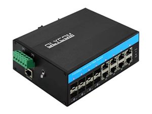 OLYCOM POE Switch 8 Port Managed Outdoor Switch L2 10/100/1000M 8 Port SFP with Din Rail Mounted Vlan QoS STP/RSTP