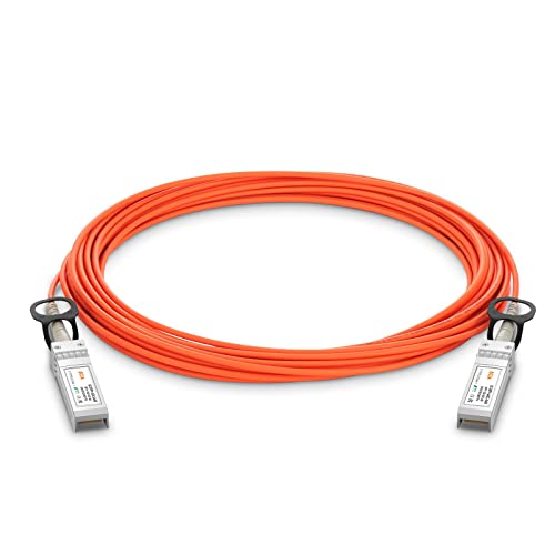 6COMGIGA 10G SFP+ AOC Cable 10GBASE Active Optical SFP Cable Compatible with Cisco SFP-10G-AOC5M 6COMGIGA 10G SFP+ AOC Cable 10GBASE Active Optical SFP Cable Compatible with Cisco SFP-10G-AOC5M