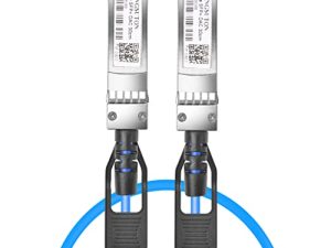 CHUANGSUTON Blue Colored 10G SFP+ DAC Cable - Passive SFP Twinax Cooper Cable for Ubiquiti Unifi Cisco