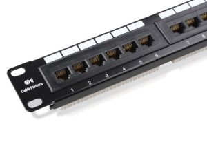 Cable Matters UL Listed Rackmount or Wall Mount 24 Port Network Patch Panel (Cat6 Patch Panel / RJ45 Patch Panel) for Gigabit Network Switch and Other Ethernet Devices