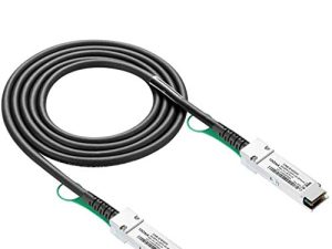 40G QSFP+ DAC Cable - 40GBASE-CR4 Passive Direct Attach Copper Twinax QSFP Cable for Brocade 40G-QSFP-C-00501 Devices