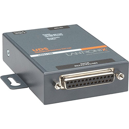 Lantronix UD1100001-01 UDS1100 - One Port Serial (RS232/ RS422/ RS485) to IP Ethernet Device Server - UL864 Lantronix UD1100001-01 UDS1100 - One Port Serial (RS232/ RS422/ RS485) to IP Ethernet Device Server - UL864