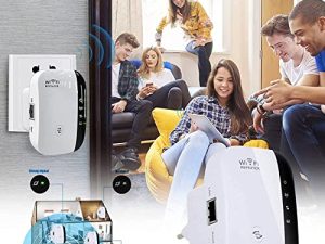 2022 New WiFi Extender Home Enhanced Wireless Network Signal Amplifier Remote Coverage of Multiple Devices Home and Outdoor Wi-Fi Repeater Easy Setup