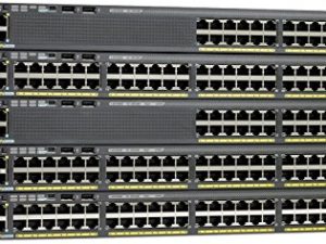 Cisco WS-C2960XR-48LPD-I Catalyst2960XR48GigEPoE370W Networking Device (Certified Refurbished)