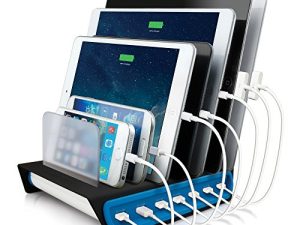 Naztech Power Hub 7-Port USB Charger/Docking Station Charge 7 Devices Simultaneously Compatible For iPhone