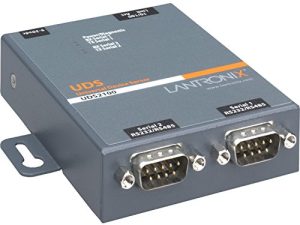 Lantronix 2 Port Serial (RS232/ RS422/ RS485) to IP Ethernet Device Server - US Domestic 110 VAC